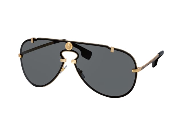 versace ve 2243 100287, aviator sunglasses, male