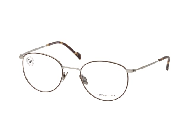 TITANFLEX 820822 36, including lenses, ROUND Glasses, MALE