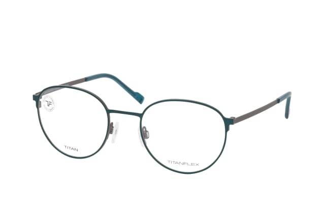 TITANFLEX 820879 73, including lenses, ROUND Glasses, MALE