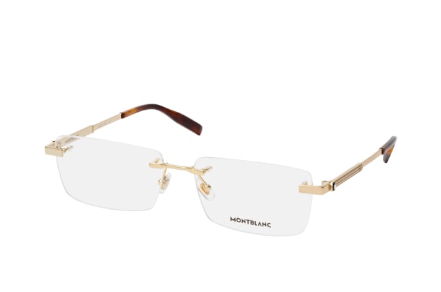 MONTBLANC MB 0030O 005, including lenses, RECTANGLE Glasses, MALE