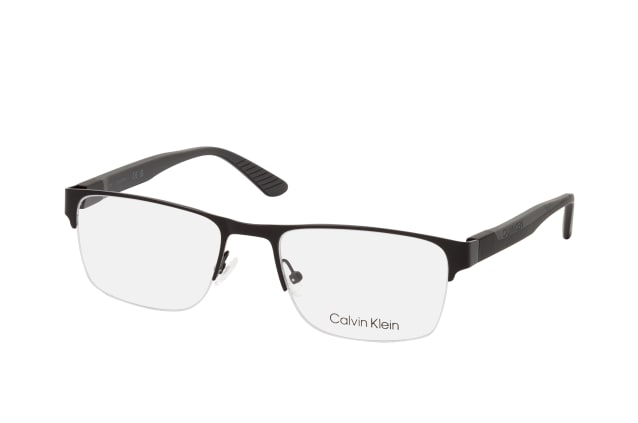 Calvin Klein CK 21304 001, including lenses, RECTANGLE Glasses, MALE