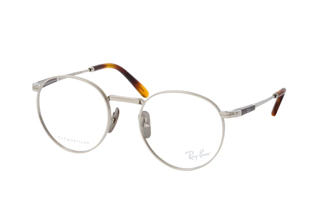 Ray-Ban Round Titanium RX 8237V 1224, including lenses, ROUND Glasses, UNISEX