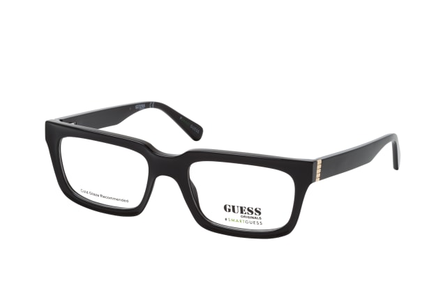 Guess GU 8253 001, including lenses, RECTANGLE Glasses, UNISEX