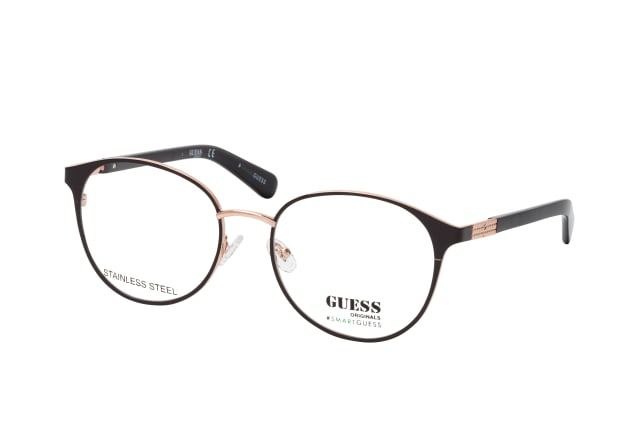 Guess GU 8254 005, including lenses, ROUND Glasses, FEMALE