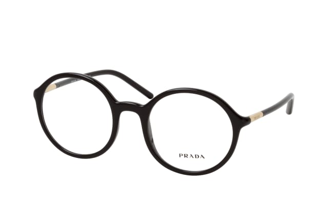 Prada PR 09WV 1AB1O1, including lenses, ROUND Glasses, FEMALE