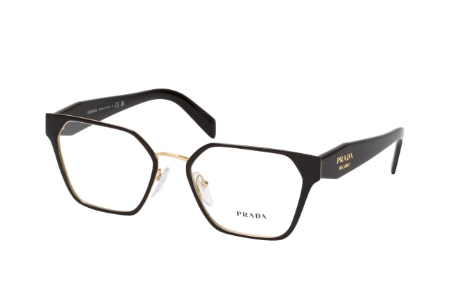 Prada PR 63WV 1AB1O1, including lenses, ROUND Glasses, FEMALE