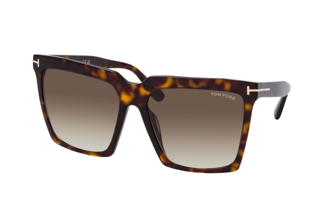 Tom Ford Sabrina 02 FT 0764 52K, SQUARE Sunglasses, FEMALE