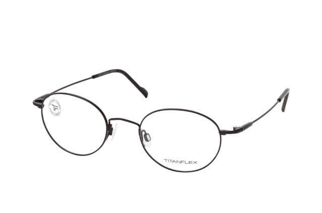 TITANFLEX 3666 10, including lenses, ROUND Glasses, MALE