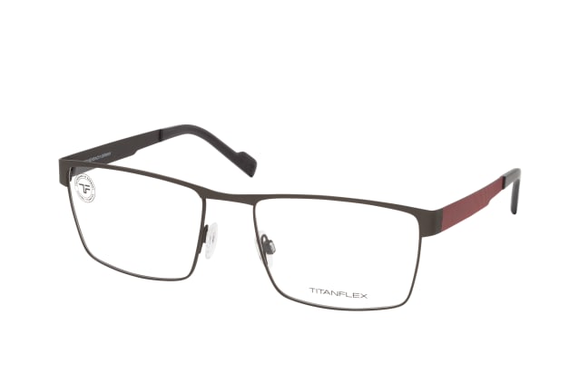TITANFLEX 820884 35, including lenses, RECTANGLE Glasses, MALE