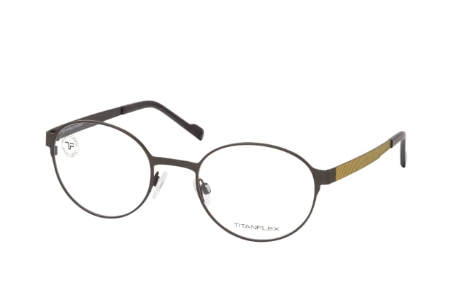 TITANFLEX 820887 38, including lenses, ROUND Glasses, MALE