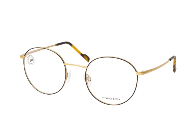 TITANFLEX 820891 20, including lenses, ROUND Glasses, MALE