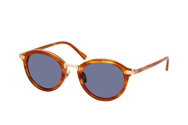 Prinz Pi x Mister Spex Napoli cognac, ROUND Sunglasses, MALE, available with prescription