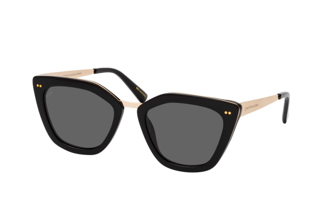 Kapten & Son Sydney Sun All Black, BUTTERFLY Sunglasses, FEMALE, available with prescription