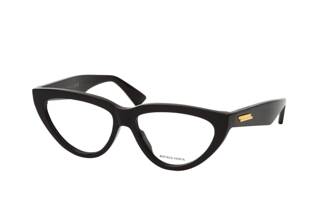 Bottega Veneta BV 1193O 001, including lenses, BUTTERFLY Glasses, FEMALE