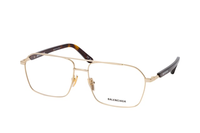 Balenciaga BB 0248O 002, including lenses, AVIATOR Glasses, MALE