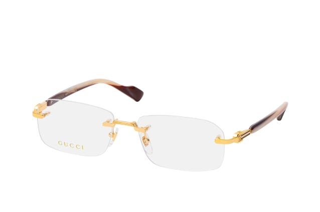 Gucci GG 1221O 002, including lenses, RECTANGLE Glasses, MALE
