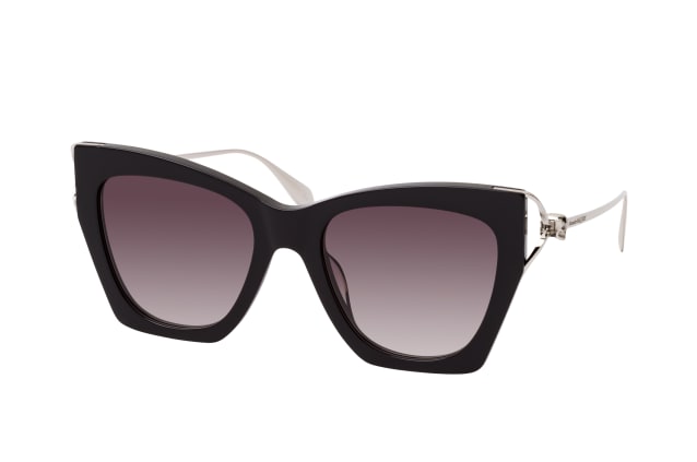 Alexander McQueen AM 0375S 001, BUTTERFLY Sunglasses, FEMALE, available with prescription