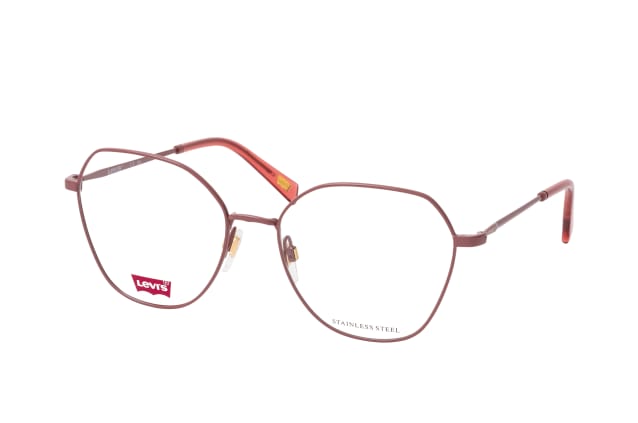 levi's lv 5038 g3i, including lenses, square glasses, female
