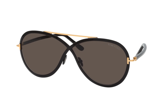 Tom Ford FT 1007 01A, BUTTERFLY Sunglasses, FEMALE