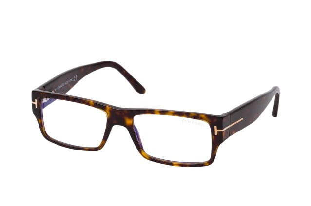 Tom Ford FT 5835-B 052, including lenses, RECTANGLE Glasses, MALE