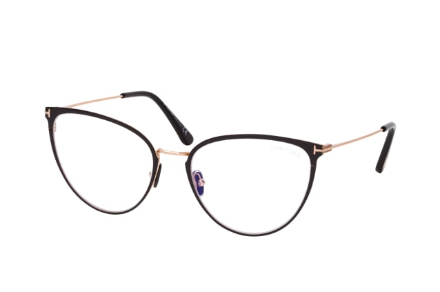 Tom Ford FT 5840-B 001, including lenses, BUTTERFLY Glasses, FEMALE