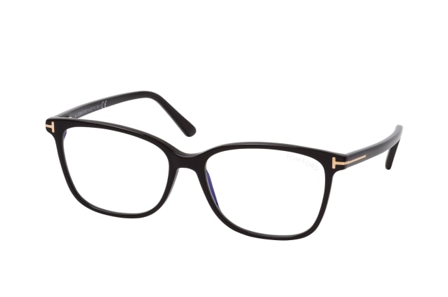 Tom Ford FT 5842-B 001, including lenses, SQUARE Glasses, FEMALE