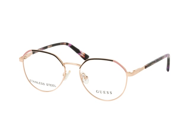 Guess GU 8272 028, including lenses, ROUND Glasses, FEMALE