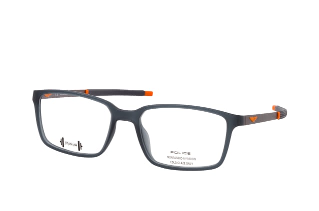 Police VPLF 85 07VG, including lenses, RECTANGLE Glasses, MALE