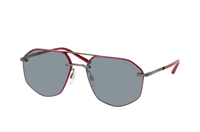 Emporio Armani EA 2132 30036G, AVIATOR Sunglasses, MALE