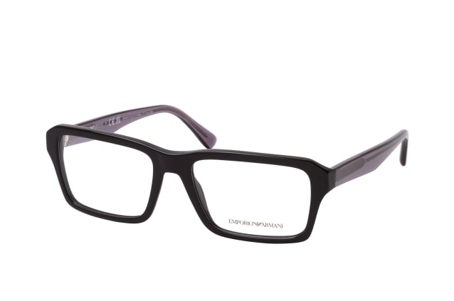 Emporio Armani EA 3206 5017, including lenses, RECTANGLE Glasses, MALE