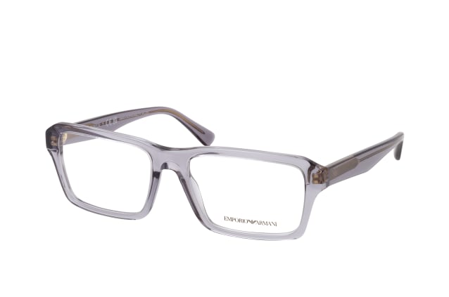 Emporio Armani EA 3206 5075, including lenses, RECTANGLE Glasses, MALE