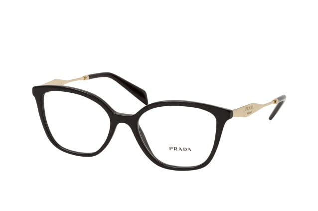 Prada PR 02ZV 1AB1O1, including lenses, BUTTERFLY Glasses, FEMALE
