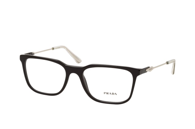 Prada PR 05ZV 1AB1O1, including lenses, SQUARE Glasses, MALE