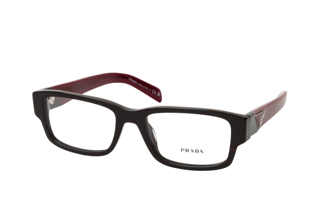 Prada PR 07ZV 11F1O1, including lenses, RECTANGLE Glasses, MALE
