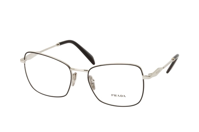 Prada PR 53ZV 1AB1O1, including lenses, SQUARE Glasses, FEMALE