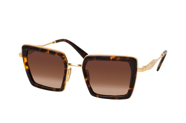Prada PR 55ZS VAU6S1, SQUARE Sunglasses, FEMALE
