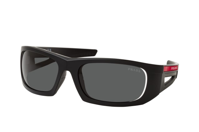 Prada Linea Rossa PS 02YS 1BO06F, RECTANGLE Sunglasses, MALE
