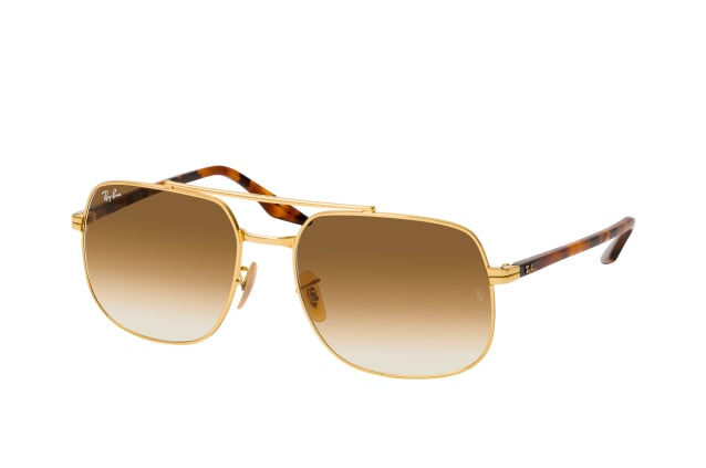 Ray-Ban RB 3699 001/51, SQUARE Sunglasses, UNISEX