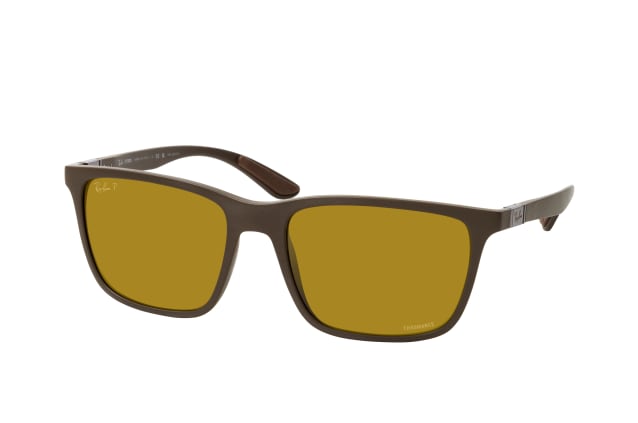 Ray-Ban RB 4385 6124A3, SQUARE Sunglasses, MALE, polarised, available with prescription
