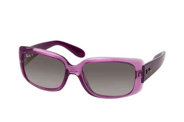 Ray-Ban RB 4389 6443M3, RECTANGLE Sunglasses, FEMALE, polarised, available with prescription