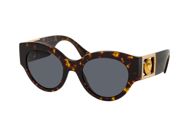 versace ve 4438b 108/87, round sunglasses, female