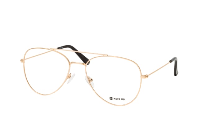 Mister Spex Collection Hash 1397 H11, including lenses, AVIATOR Glasses, FEMALE
