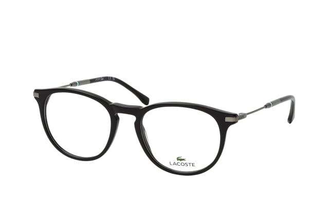 lacoste l 2918 001, including lenses, round glasses, male