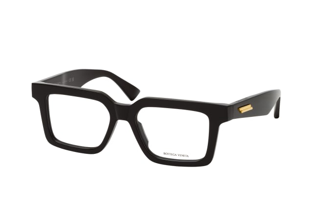 Bottega Veneta BV 1216O 001, including lenses, SQUARE Glasses, MALE