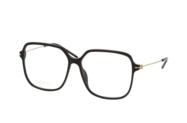 Gucci GG 1271O 001, including lenses, SQUARE Glasses, FEMALE