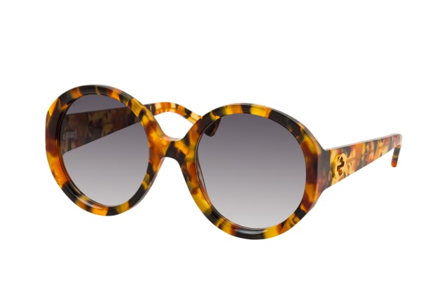 Gucci GG 1256S 004, ROUND Sunglasses, FEMALE
