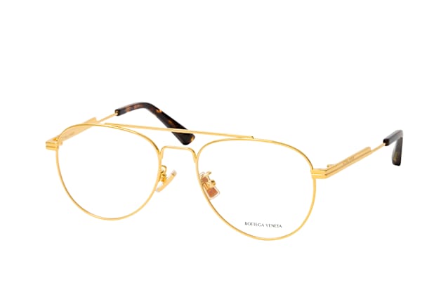 Bottega Veneta BV1340OK 001, including lenses, AVIATOR Glasses, UNISEX