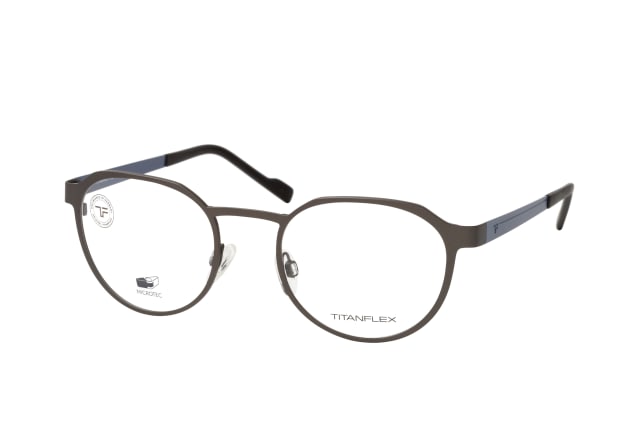 TITANFLEX 820970 30, including lenses, ROUND Glasses, MALE