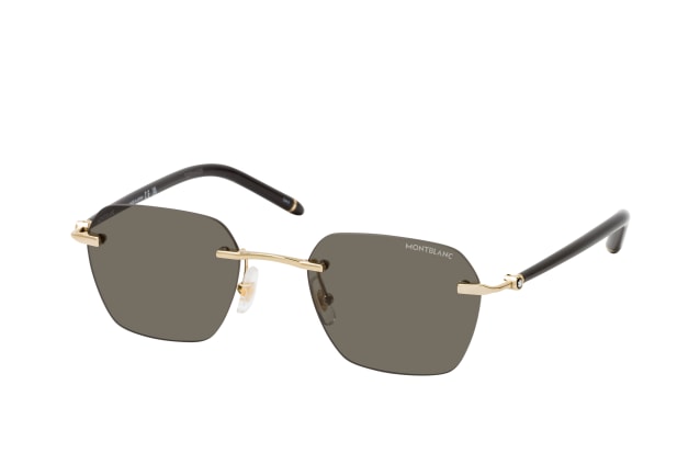 MONTBLANC MB 0270S 001, SQUARE Sunglasses, MALE