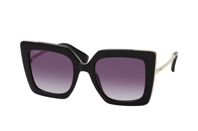 Max Mara MM 0051 01B, SQUARE Sunglasses, FEMALE